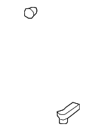 MU481193 - Body: Lock Cable Clip for Mitsubishi: 3000GT, Diamante, Eclipse, Endeavor, Galant, Lancer, Mirage, Mirage G4, Montero Sport, Outlander Image