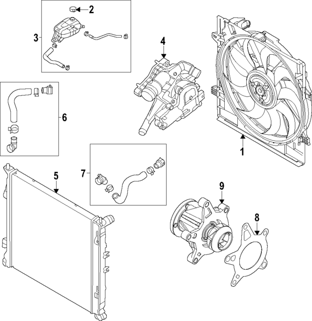 25310CW700 - : Radiator for Kia Image