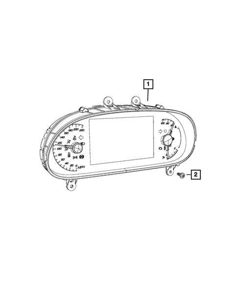 Instrument Panel Cluster for 2016 Dodge Viper #0