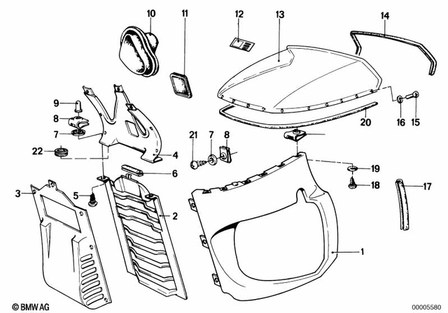 46631235414 - : Windshield for BMW-Motorrad Image