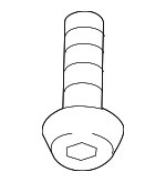 N91251601 - Body: Diffuser Bolt for Audi: A4, A4 allroad, A4 Quattro, A5 Quattro, e-tron GT, e-tron Quattro, e-tron S, e-tron S Sportback, e-tron Sportback, Q4 e-tron, Q4 e-tron Sportback, Q6 e-tron, Q8 e-tron, Q8 e-tron Sportback, RS5, S4, S5, SQ6 e-tron, SQ8 e-tron, SQ8 e-tron Sportback Image