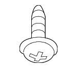 N10045504 - Belts &amp; Cooling: Radiator Support Splash Shield Bolt for Audi Image