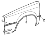 4538572 - Body: Front Molding for Mopar Image
