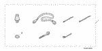 90401PR4000 - Accessory Components: WASHER, SEALING (28MM) for Honda Image