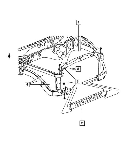 Radiator and Related Parts; Charge Air Cooler for 2008 Dodge Ram 1500 #1