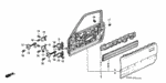 75760SB2003 - Body/Air Conditioning: PIN, DOOR CHECKER for Honda Image