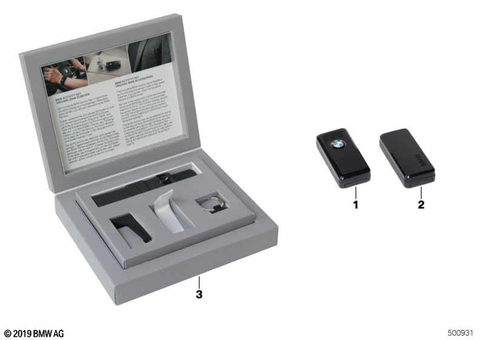 Master Key Locking / Key for 2021 BMW BMW ALPINA B7 #2