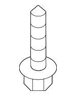 90159A0059 - Body: Bumper Cover Screw for Toyota Image