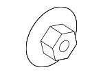 N90887703 - Body: Cover Nut for Porsche Image image