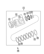 68159842AA - AS60T; 6 Speed; Automatic Transaxle: Transmission Brake Band for Fiat: 500, 500L Image