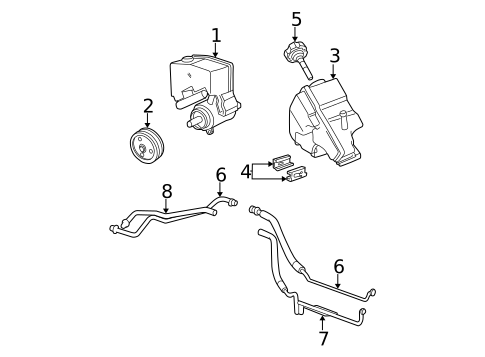 Pump & Hoses for 1997 Chevrolet Malibu #0