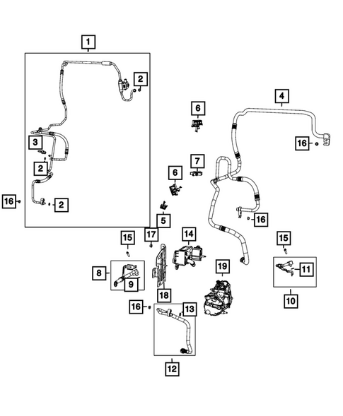 Air Conditioner and Heater Plumbing for 2025 Ram ProMaster 2500 #3