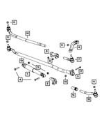 68066694AA - Steering: Bolt for Mopar Image
