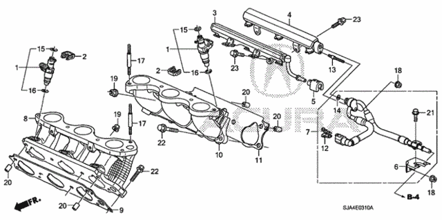 Fuel Injector (1) for 2005 Acura RL #0