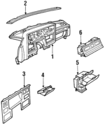 P482GS8 - Body: Instrument Panel for Chrysler: New Yorker | Dodge: Dynasty Image