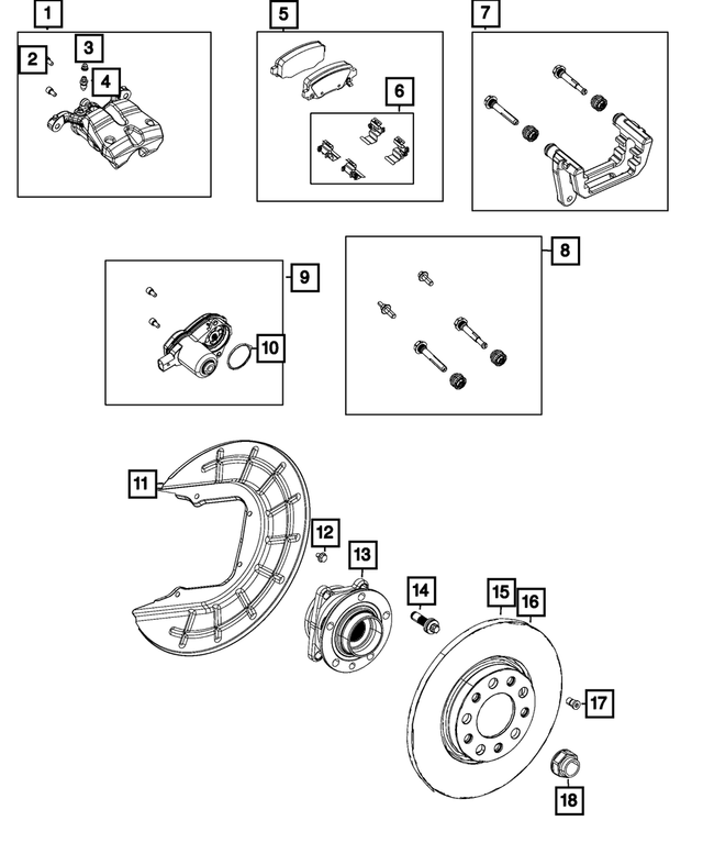 6513108AA - Brakes: Hex Head Tapping Screw &amp; Washer for Mopar Image