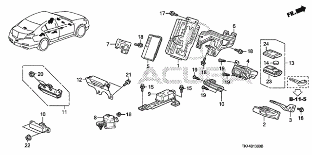 Smart Unit for 2011 Acura TL #0