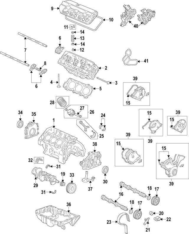 1100061AA00 - : Cylinder Block for Acura Image