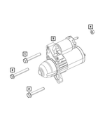 R6029712AC - Electrical: Engine Starter, Remanufactured for Jeep: Cherokee Image