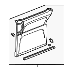 83750S0XA02ZC - Body: Trim Panel Assembly for Honda: Odyssey Image
