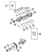 68038084AA - : Crankshaft Thrust Bearing for Dodge: Ram 2500, Ram 3500 | Ram: 2500, 3500 Image
