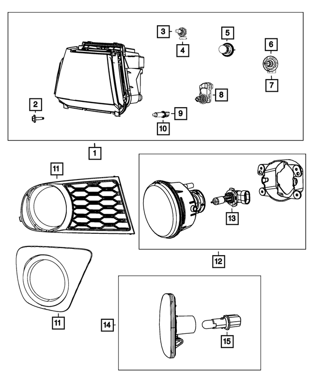 68038235AA - Electrical: Side Marker Socket for Mopar Image