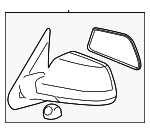 879100C913 - : Mirror Assembly, Outer R for Toyota: Sequoia Image