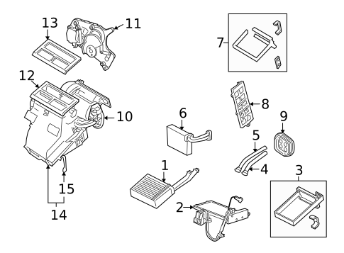 Evaporator & Heater Components for 2010 Volvo S40 #0