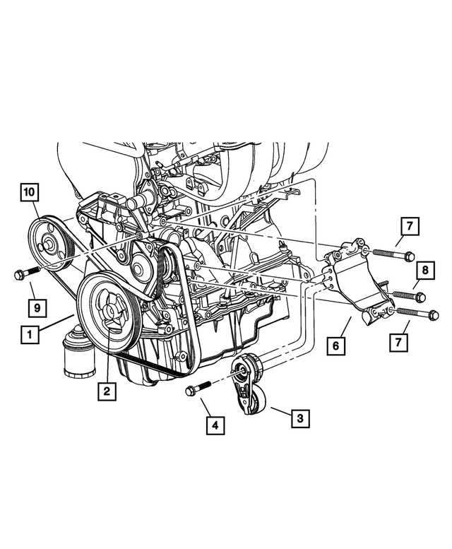 6101998 - Cooling: Hex Screw And Washer for Mopar Image