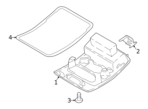 Overhead Console for 2018 Ford EcoSport #0