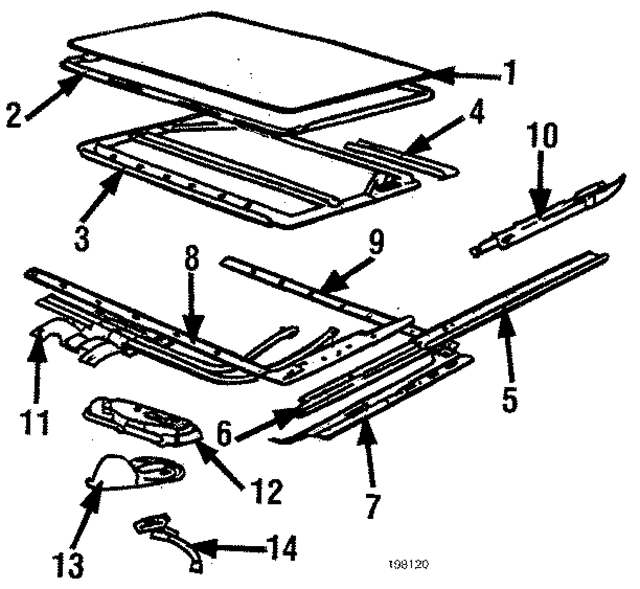 54121906710 - Body: Slide Panel for BMW Image
