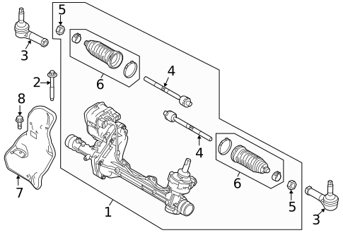Steering Gear & Linkage for 2013 Ford Explorer #0