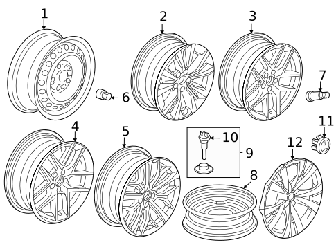 Wheel for 2023 Honda Civic #0