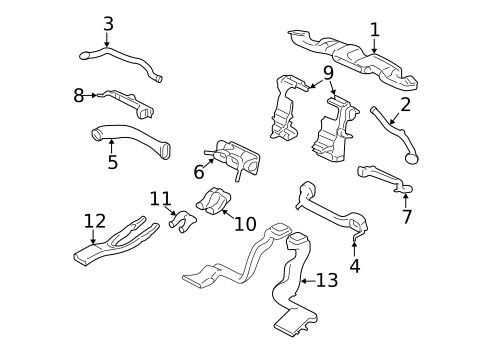 Ducts for 2000 Lincoln LS #0