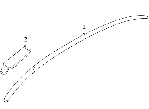 Exterior Moldings for 2008 Jaguar X-Type #1