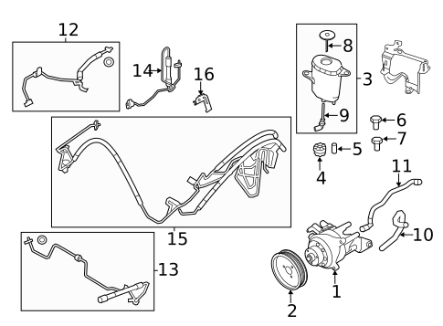 Pump & Hoses for 2014 BMW 535d #0