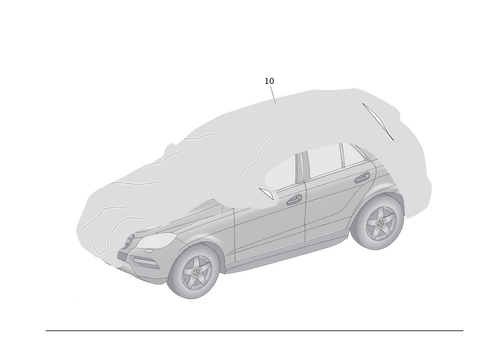 Tarp for 2017 Mercedes-Benz GLE 550e #0