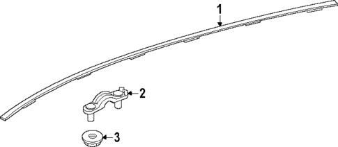 Exterior Trim - Roof for 2023 Mercedes-Benz EQS 450 SUV #0