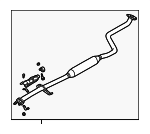 FP3040300C - : Resonator &amp; Pipe for Mazda Image