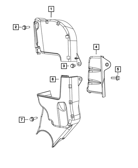 Timing Belt/Chain and Cover and Balance Shaft for 2018 Fiat 500 #1