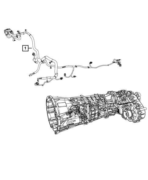 Wiring, Powertrain for 2021 Jeep Gladiator #1