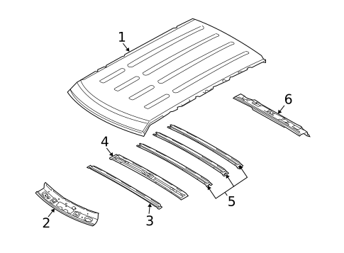 Roof & Components for 2011 Kia Soul #1