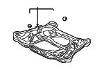 50350SDRL10 - Suspension: Suspension Sub-frame Cross-member for Honda: Accord Image