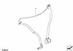 72119160103 - : Lft Frnt Upper Belt With Force Limiter for BMW Image