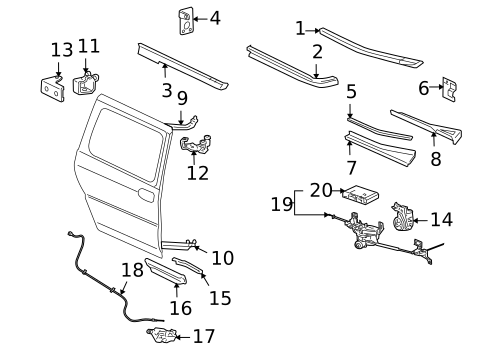 Tracks & Components for 2006 Buick Terraza #0