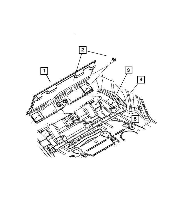 « 6102225AA – Interior Trim : Tête Hexagonale Vis Et Rondelle, Montage pour Mopar Image »