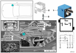 61138377732 - Vehicle Electrical System: Double Leaf Spring Contact for BMW Image