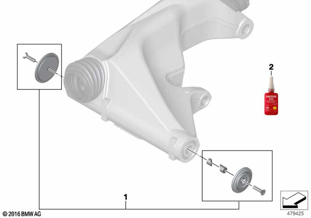 83192210339 - Design: Thread Lock, Medium-Strength - 10ML for BMW-Motorrad Image