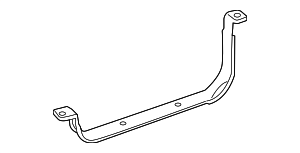 DV6Z9054A - Fuel System: Fuel Tank Strap for Ford Image