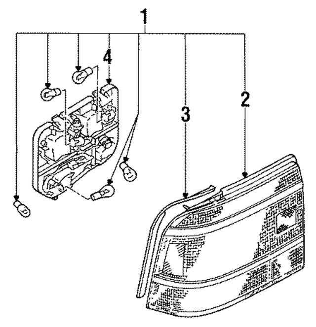 84931AA480 - : Tail Light Socket for Subaru Image
